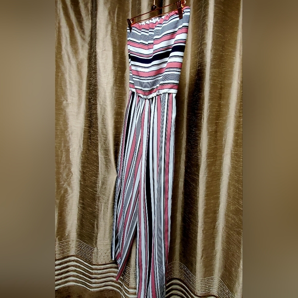 Striped and Geo Print Cami Jumpsuit - Picture 3 of 6